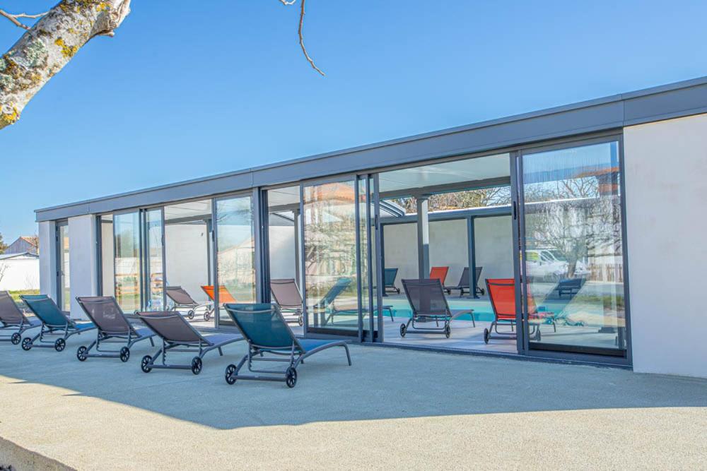 La Corvette Maison Avec Piscine/Parking/Wifi/Plages 5Kms Les Mathes Luaran gambar