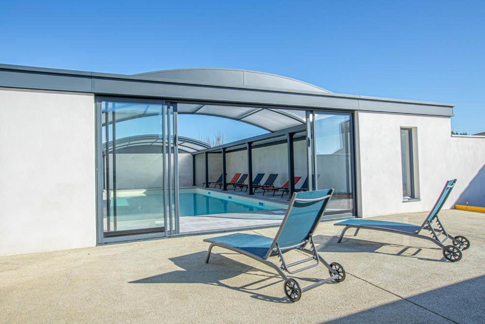 La Corvette Maison Avec Piscine/Parking/Wifi/Plages 5Kms Les Mathes Luaran gambar